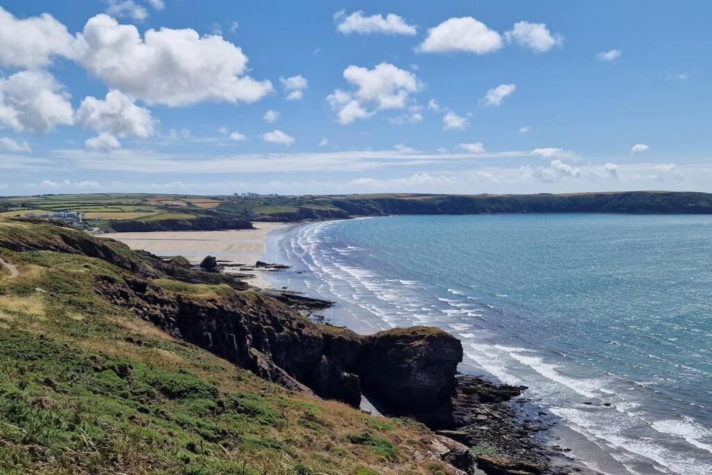 Sea View Luxury 5 Star Cottage Near Milford Marina Milford Haven Exteriör bild